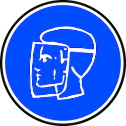 Logo masque visière obligatoire